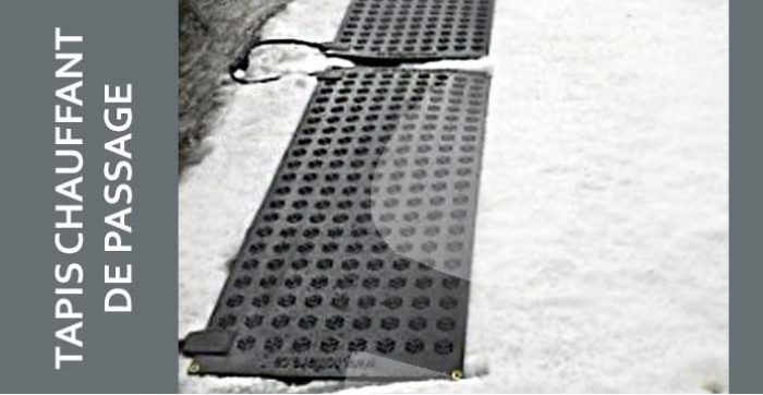 LES TAPIS CHAUFFANTS - Trottoirs et marches libres de neige